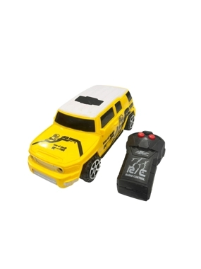 Remote control car for children – yellow