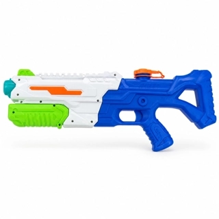 Large blue and white water gun