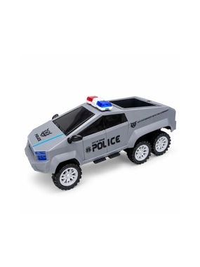 Gray Police Toy Car