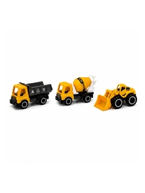 Fun construction vehicle game for kids: 3 trucks