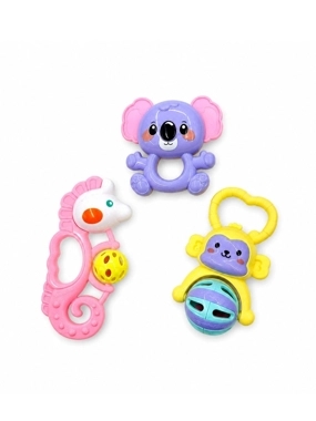 Baby rattle toy set - 3 pieces