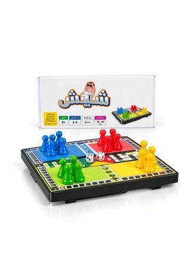 Sheesh Family Board Game with Colorful Pieces