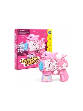 Pink Dolphin Bubble Gun