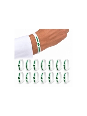 Saudi National Day Rubber Bracelets – 15 Pieces