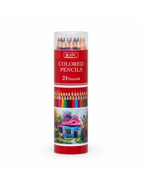 Set of 24 colored pencils