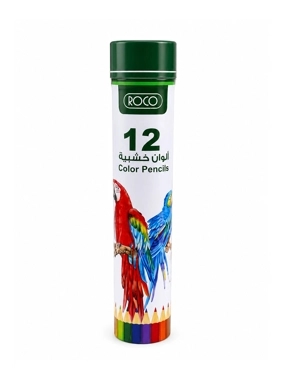 ROCO 12 Colored Pencils in Metal Tin Case