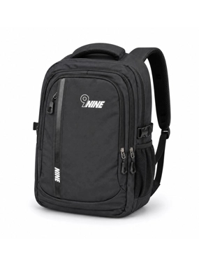 Black School Backpack Multi-Pocket Student Backpack for Boys & Girls