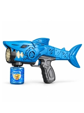 Shark Design Bubble Gun Blue