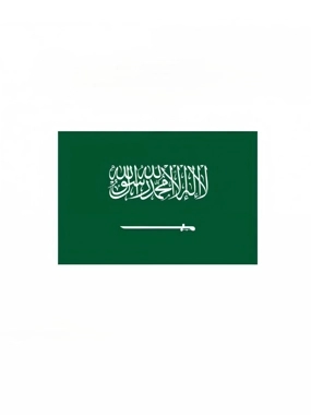 Medium-sized Flag of the Kingdom of Saudi Arabia (90x60 cm)