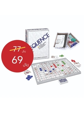 The strategic board game Sequence