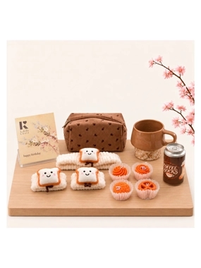 A beauty and relaxation collection with a cookie and coffee flavor.
