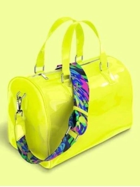 Bande a part Leather Cabin Handbag - Medium - Shiny Yellow