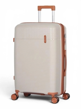 Aviator shatter-resistant travel suitcase – 24-inch, made of polypropylene,