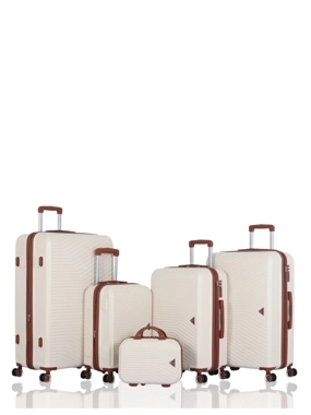 Bridal trousseau travel bag set - 5 pieces including - with silent double wheels - AVIATOR brand