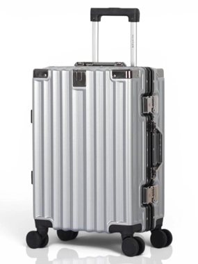 AVIATOR Luxury Travel Suitcase – 24-inch – Polycarbonate with Aluminum Frame