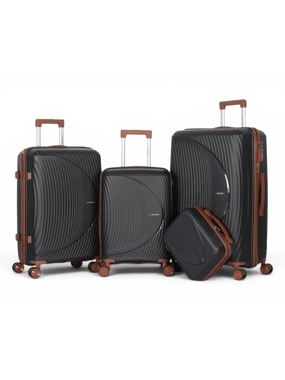 AVIATOR 4-Piece Luggage Set – Durable Polypropylene – Break-Resistant