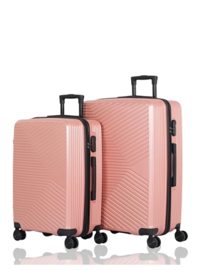 Two hard-shell suitcases | AVIATOR brand | Made of high-quality ABS - Size 28 inches - 24 inches - Lightweight