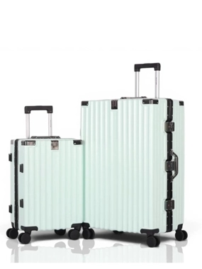 Premium AVIATOR Luggage Set – Two Suitcases (28" + 20") – Polycarbonate with Aluminum Frame