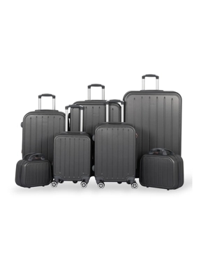 Dabsh Arayes 7-Piece Luggage Set with Durable Zipper - 360 Degree Double Covers