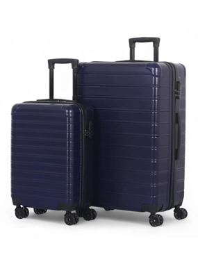 Aviator 2-Piece Hardside Luggage Set, Made of High-Quality ABS - Large 28-inch - Small 20-inch
