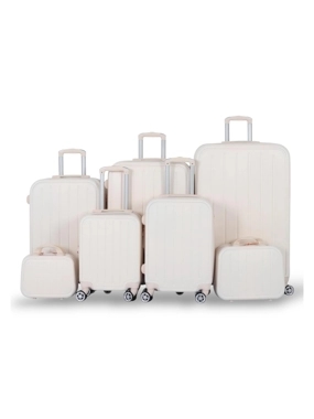 Dabsh Arayes - 7 Piece Luggage Set with Durable Zipper - 360 Degree Double Covers