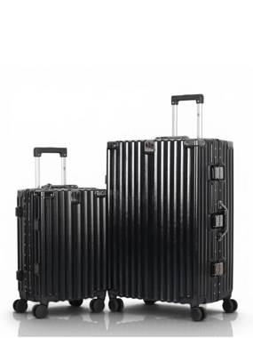 Premium AVIATOR Luggage Set – Two Suitcases (28" + 20") – Polycarbonate with Aluminum Frame