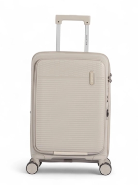 AVIATOR 20-inch Anti-break Polypropylene Luggage with Double Wheels - 3-Year Warranty