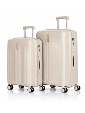 Aviator Luggage Set – Two Shatter-Resistant Suitcases (28-inch and 24-inch)