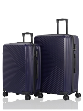 Two hard-shell suitcases | AVIATOR brand | Made of high-quality ABS - Size 28 inches - 24 inches - Lightweight