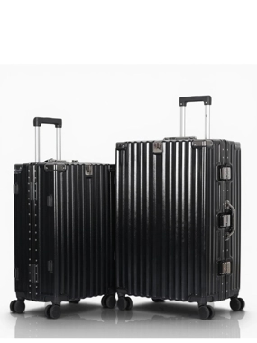 Premium AVIATOR Luggage Set – Two Suitcases (28" + 24") – Polycarbonate with Aluminum Frame