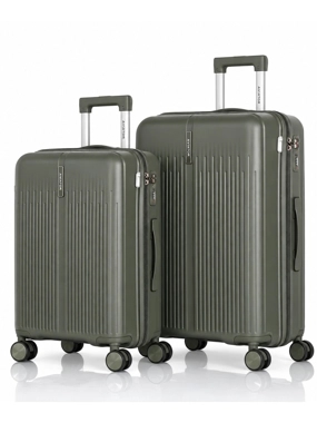 Aviator Luggage Set – Two Shatter-Resistant Suitcases (28-inch and 24-inch)