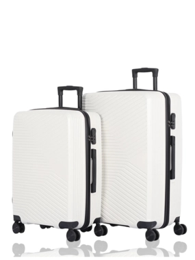 Two hard-shell suitcases | AVIATOR brand | Made of high-quality ABS - Size 28 inches - 24 inches - Lightweight