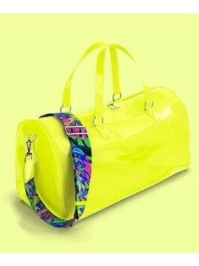 Bande a part Leather Cabin Handbag - Large - Shiny Yellow