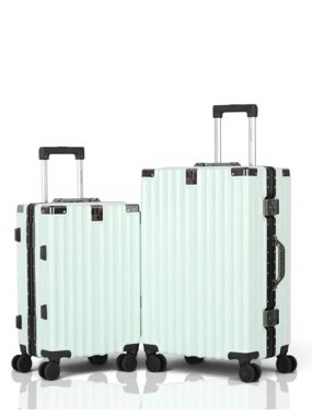 Premium AVIATOR Luggage Set – Two Suitcases (24" + 20") – Polycarbonate with Aluminum Frame