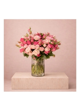 Red Rose Vase