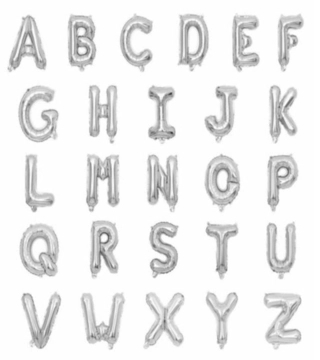 Helium Balloon Letters