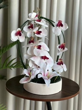 White Artificial Vase
