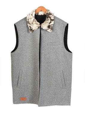 Wool and Fur Vest
