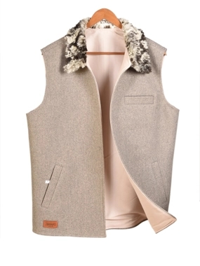 Wool and Fur Vest