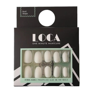 Loca Nails – 10 Piece set Oval Shape Press-On Artificial Nails