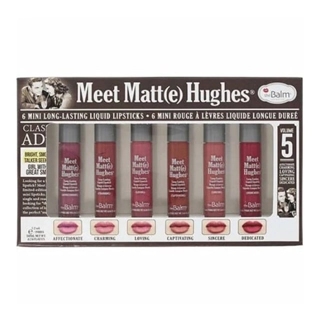 The Balm Meet Matte Hughes 6-Piece Liquid Lipstick Set
