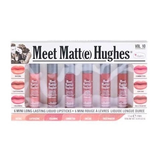 The Balm Lip Kit Meet Matte Hughes 6pc 10 Liquid
