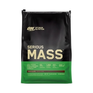 Optimum Nutrition Serious Mass Weight Gainer Chocolate 12 LB