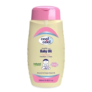 Cool & Cool Baby Oil with Grape Seed Oil and Vitamin E - 250ml
