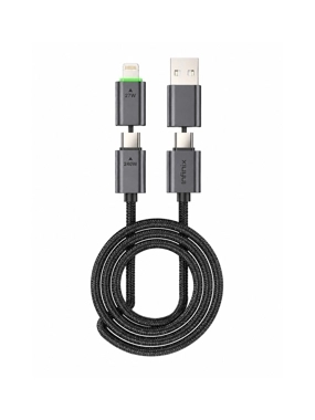 Infinix 240W Smart Cable 4.1, Cut-Resistant Fabric - Black