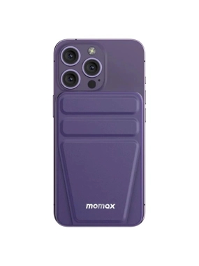 MOMAX 10,000 mAh MagSafe Portable Battery with Stand, Q.MAG POWER 11 Edition - Purple