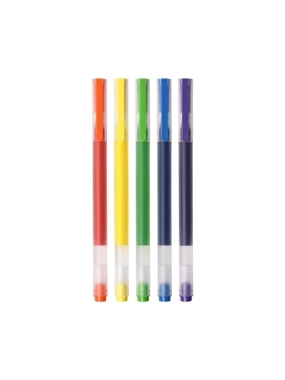 Xiaomi 5-pack high-capacity gel pen - five different colors