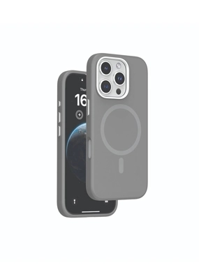 XONDA MagSafe Silicone Shockproof Protective Case - Pure Edition - Gray for iPhone 16 Pro