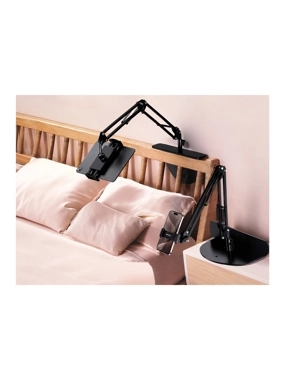 ADMOS AM-325 Metal Fixed iPad and Mobile Phone Holder - Black