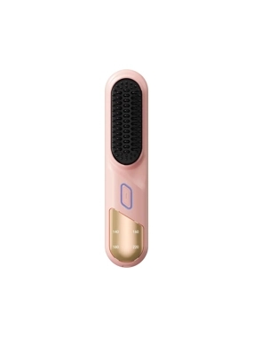 PORODO Cordless Hair Straightening Comb - Pink